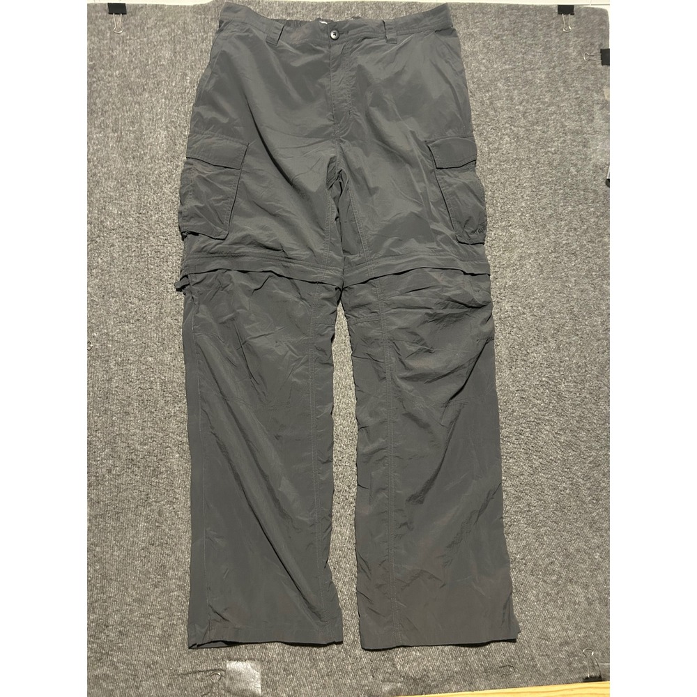 Rei co-op convertible pants mens size XL outdoors lightweight gray